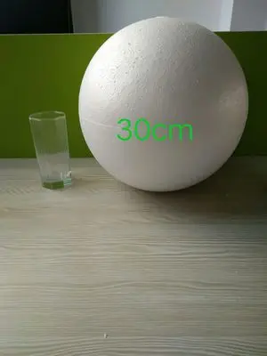 Bola de Espuma de Poliestireno Bolas de Festa de Casamento Isopor Branco Bola Decoração Crianças Faça Você Mesmo Handmade Artesanato 25cm Diâmetro 1 Peça 19 crianças DIY handmade Artesanato 25cm (diâmetro) 1 peça