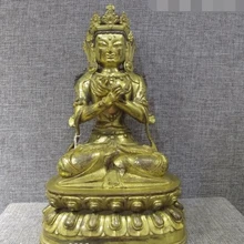 USPS в США S3611 10 Тибет Бронзовый Red Медь 24 К Золото Позолотой Фигура Будды Ваджрадхара Ваджрасаттвы