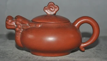 

Marked Chinese Yixing Zisha Pottery Carved Dragon Head Statue Teapot Tea set