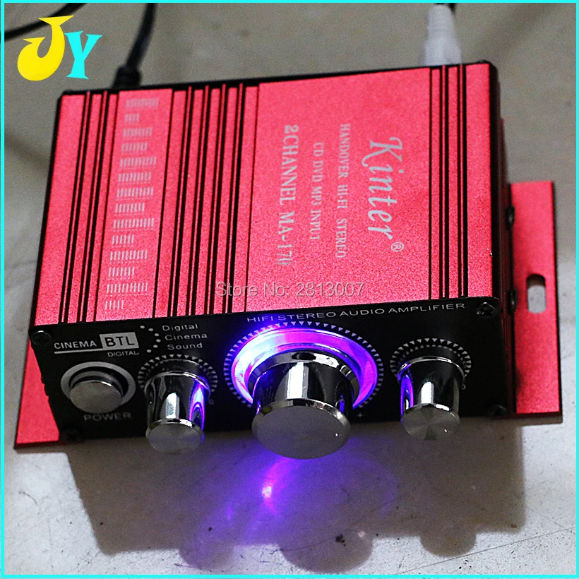

Mini Arcade Amplifier LED HI-FI Stereo Amplifier power amplifier for Arcade cabinet machien parts DVD MP3 player