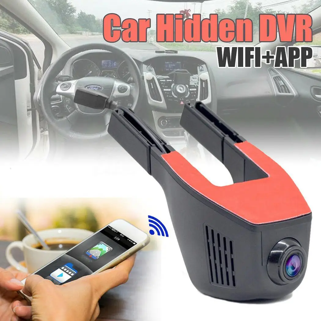 Автомобильный DVR Camera1080P FHD объектив Wi Fi ADAS встроенный g сенсор видео рекордер