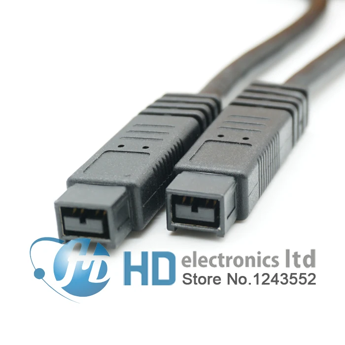 FireWire 800 9-pin To 4-pin Cable - 2M
