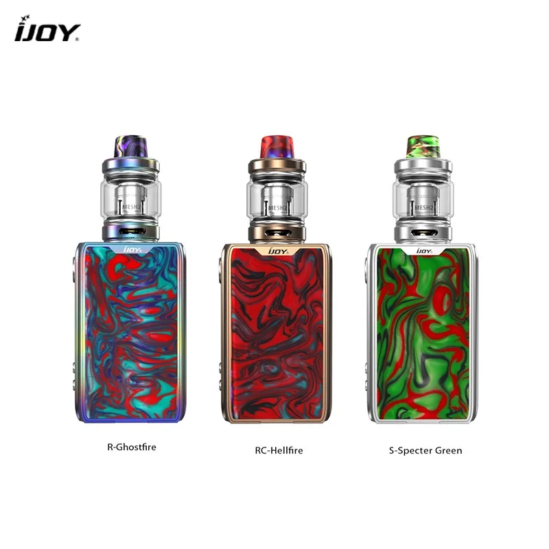 

Original iJoy Shogun JR 126W TC Vape Kit With Shogun Subohm Tank Mesh Coil Built-in Battery E Cigs Vape VS Voopoo Drag 2