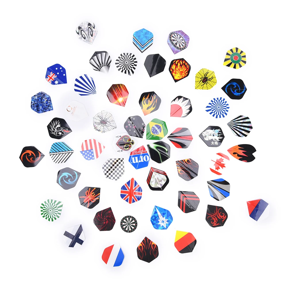 150pcs High Quality Dart Flights In 50 Kinds Of Patterns Super Value