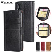 Роскошный кожаный чехол-бумажник для Iphone 8, 7, 6, 6S Plus, с отделениями для карт, с подставкой, с магнитной застежкой, чехол-книжка 360 для Iphone X, XS, MAX, XR