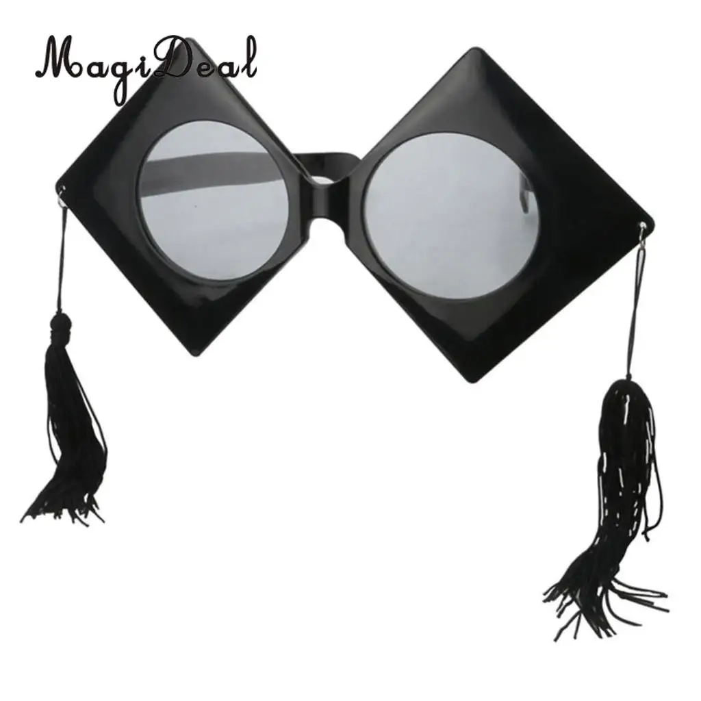 Novelty Trencher Cap Sunglasses Party Props Cosplay Graduation Eye Glasses