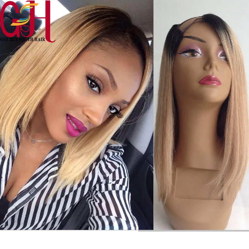 Brazilian U Part Wig Human Hair Lace Front Wig Glueless ...