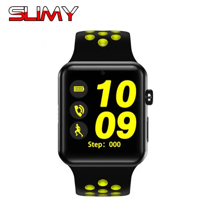 

Slimy DM09 PLUS Bluetooth Smart Watch for apple watch MTK2502C Smartwatch Support Sim Card Fitness Tracker sleep monitor