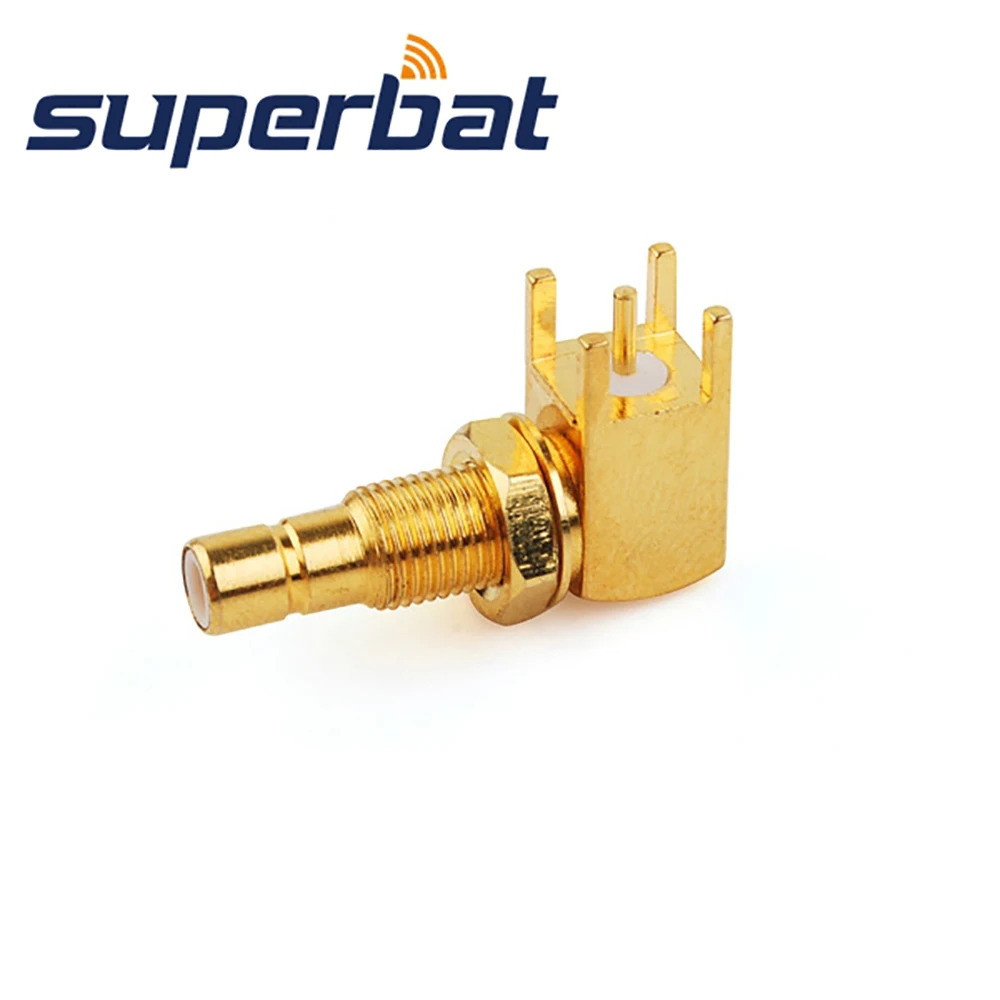 50ohm SMB Female Right Angle RF Coaxial Connector