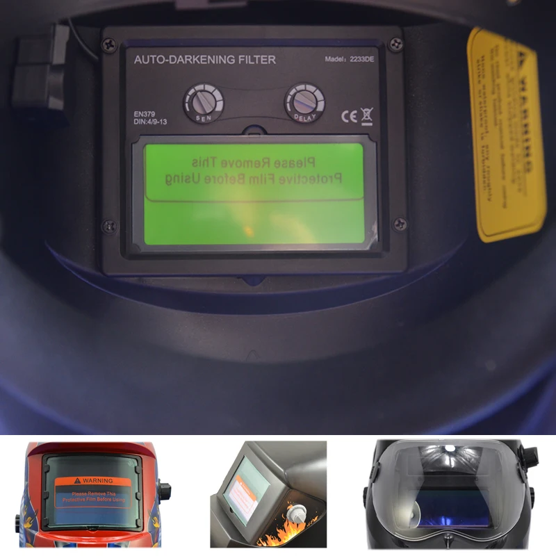 Capacetes de solda