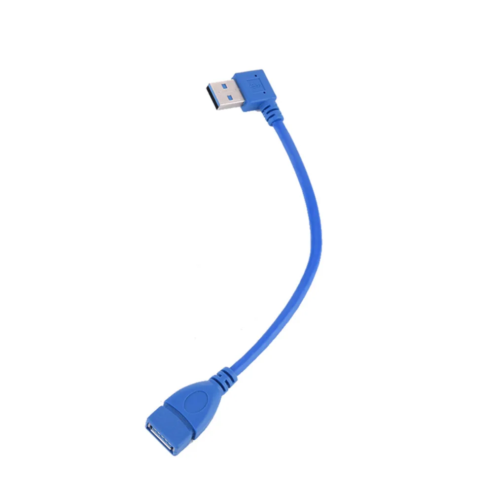 USB 3,0 Угловые мужчин USB 3,0 Женский удлинитель высокоскоростной передачи USB кабели мужчинами j35