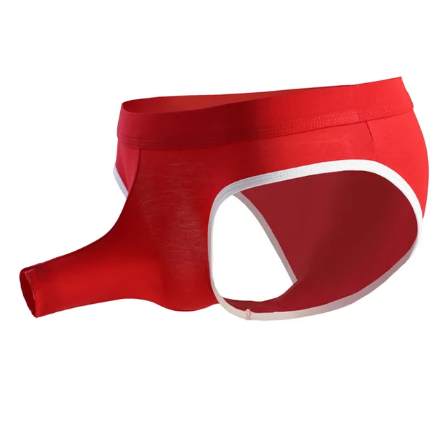 Men Underwear Boxers Front Hole Elephant Nose Independent Sectors Balls