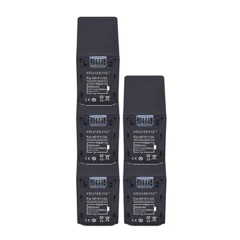 

5PCS 5800mAh NP-FV100 NP FV100 Battery For SONY NP-FV50 XR550E NP-FV70 XR350E NP-FV30 SX63E FDR-AX100E SX83E CX550E CX350E