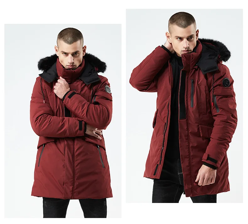 Mens winter jackets and coats new clothing high quality hooded thick windproof jacket fashion large size men winter coat ZZG138