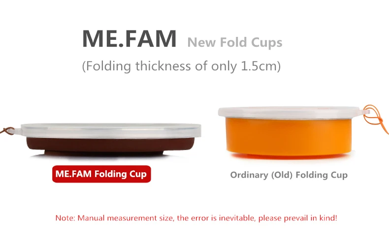 Folding Cup 270ml Outdoor Folding Coffee Cup Travel Mini Coffee Cups With LanyardLid Retractable Travel  Portable Gargle Cup (15)