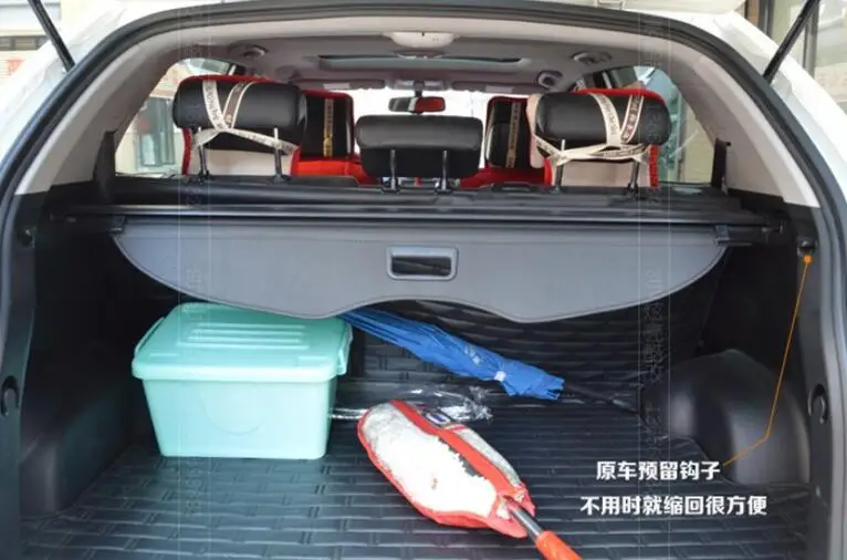 

High Qualit Car Rear Trunk Cargo Cover Security Shield Screen shade Fit For Ssangyong Korando 2015 2016 2017 2018 BY EMS
