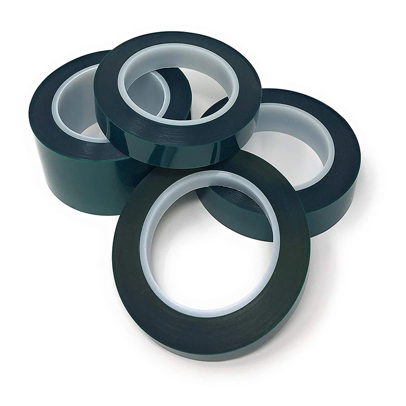 Green  Polyester Tape, Containing Silica Gel, 4