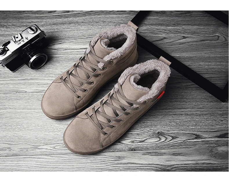 2018 зимняя обувь Мужская Уличная хлопчатобумажная обувь зимние ботинки мужские горные кроссовки меховые походные ботинки мужские