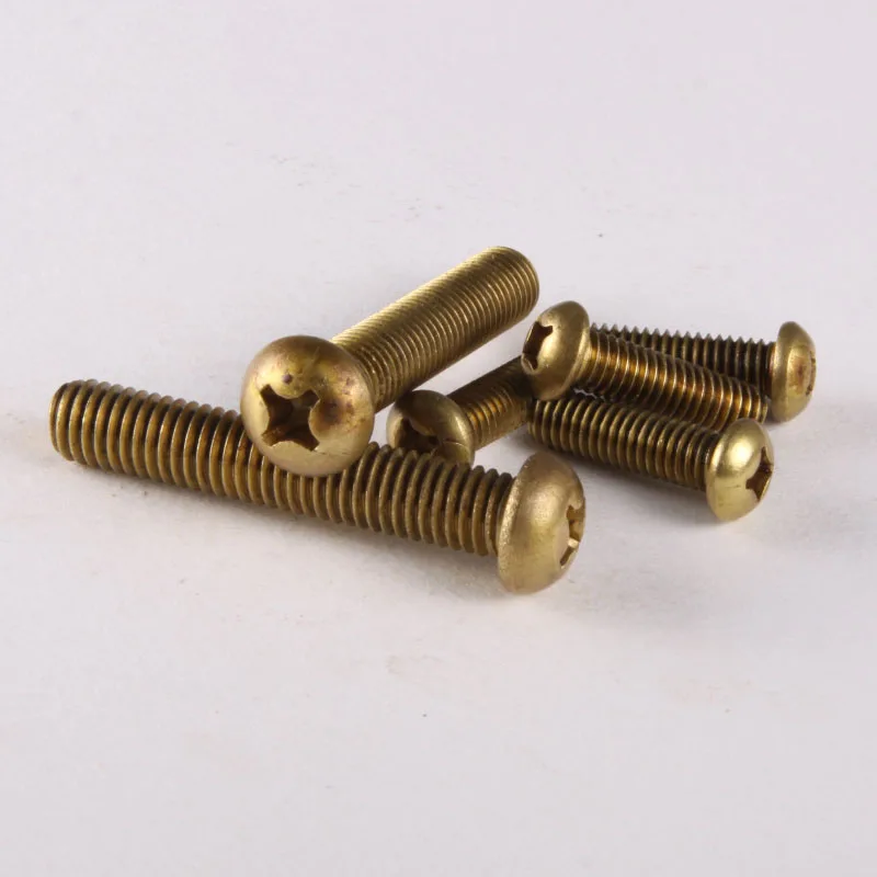 Brass Cross Head Screws /Round Head Machine Screws / Yuan Machine