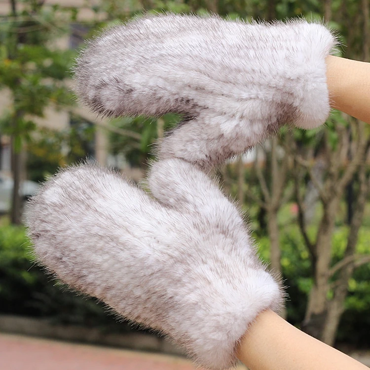 Для женщин зимние реального норки перчатки женский из натуральной норки Перчатки Высокое качество несколько цветов Бесплатная доставка