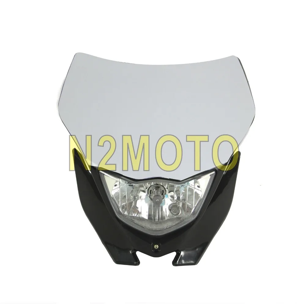 Supermoto Dirt Bike головной светильник 12 в 35 Вт мотокросс эндуро гоночный головной светильник для Yamaha WR TTR KTM EXC SMR Kawasaki KLX KLF KX
