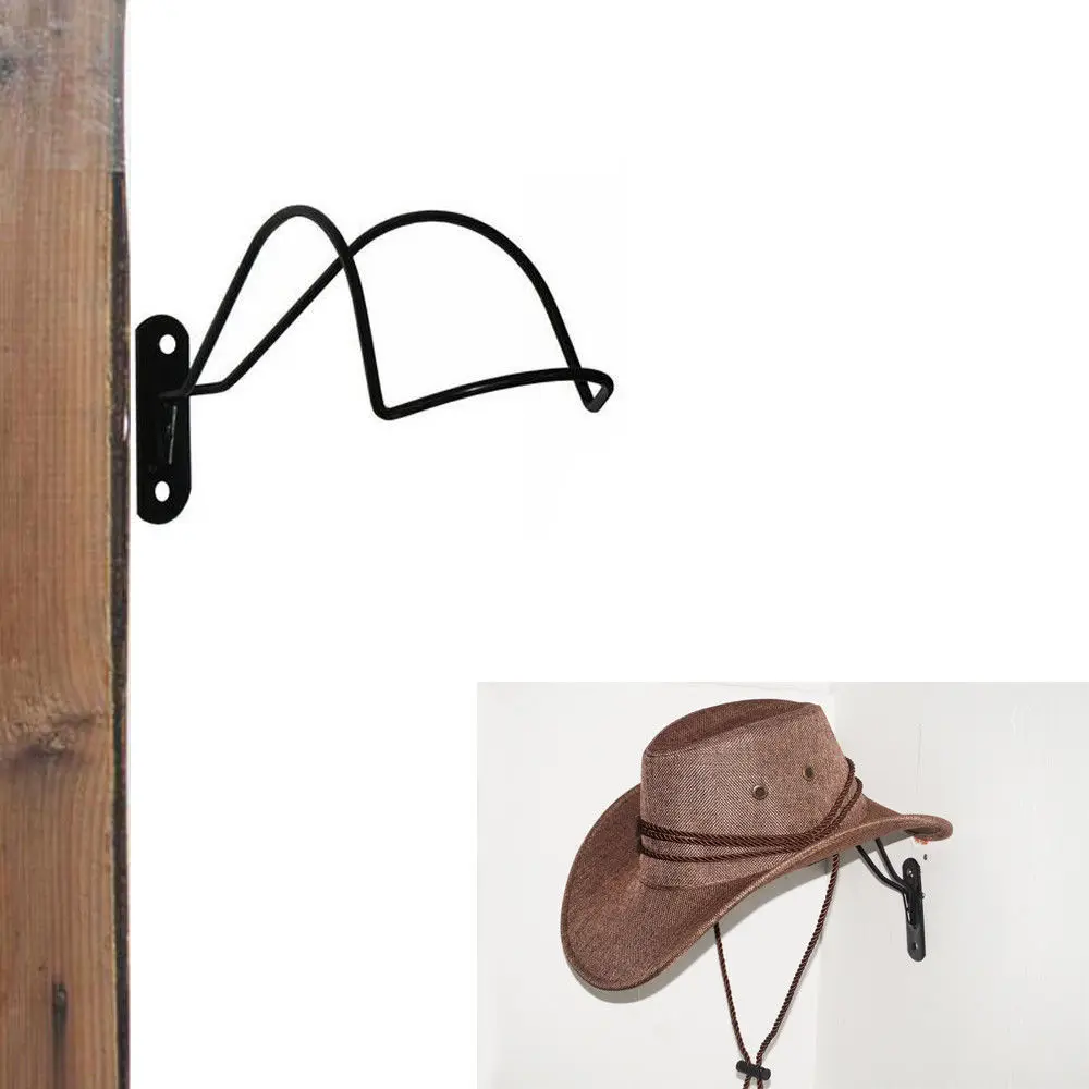 Mejores ganchos de puerta para sombreros, satinado/Herradura, soporte de para sombreros de vaquero, hierro|Piezas para herramientas| -