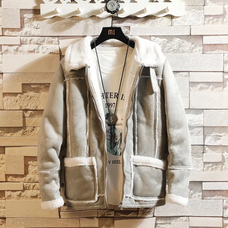 

Winter Jacket Men Thick Warm Retro Fashion Man Cotton Clothes Slim Fit Casual Wool Coat Streetwear Parka Male Outwear