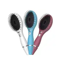 Вибрирующая ионная расческа для ухода за волосами для головы массажер и стиль волос и расческа цвет на Ramdom