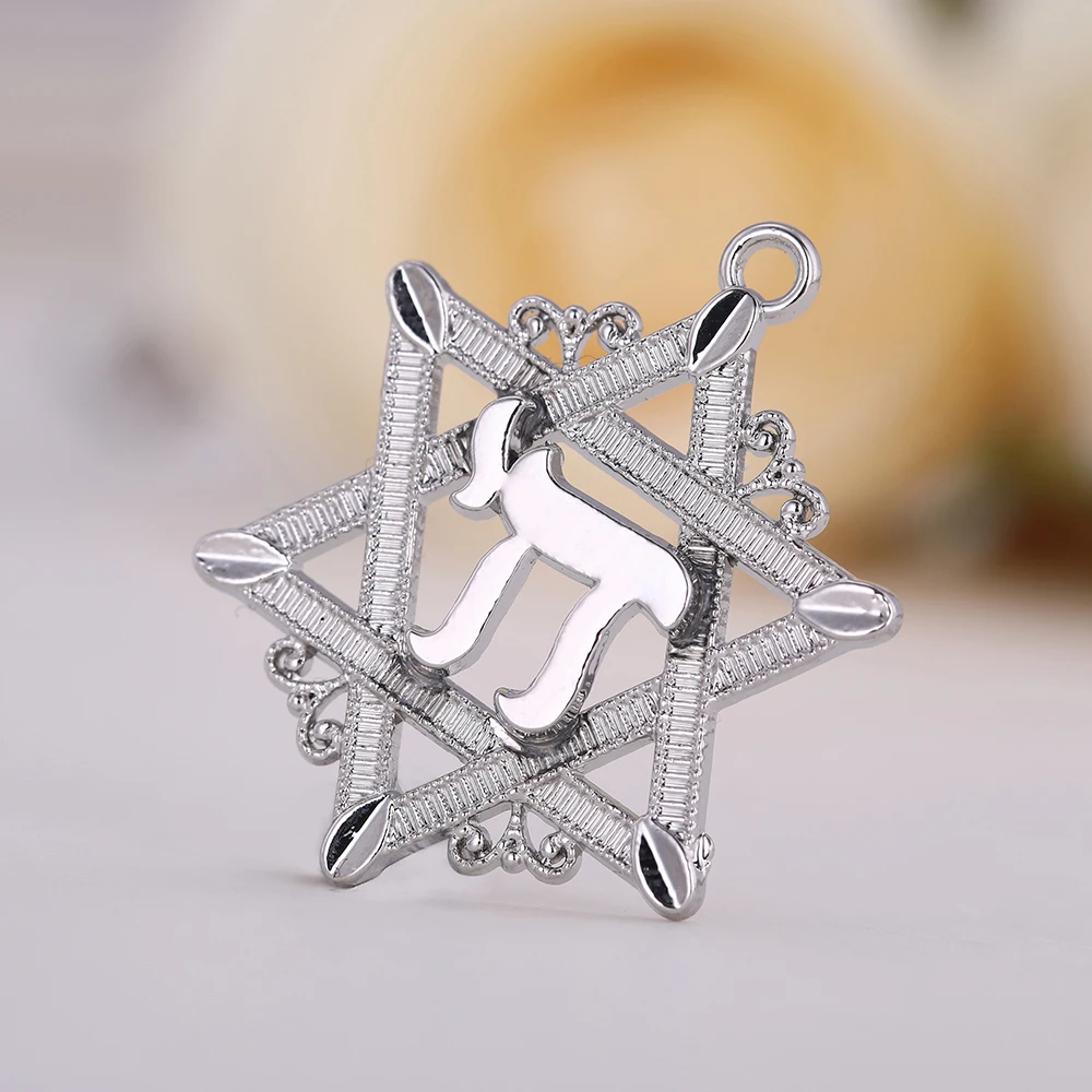 Dawapara Wholesale 3pcs/Lot Religious Religious Star of David Charms