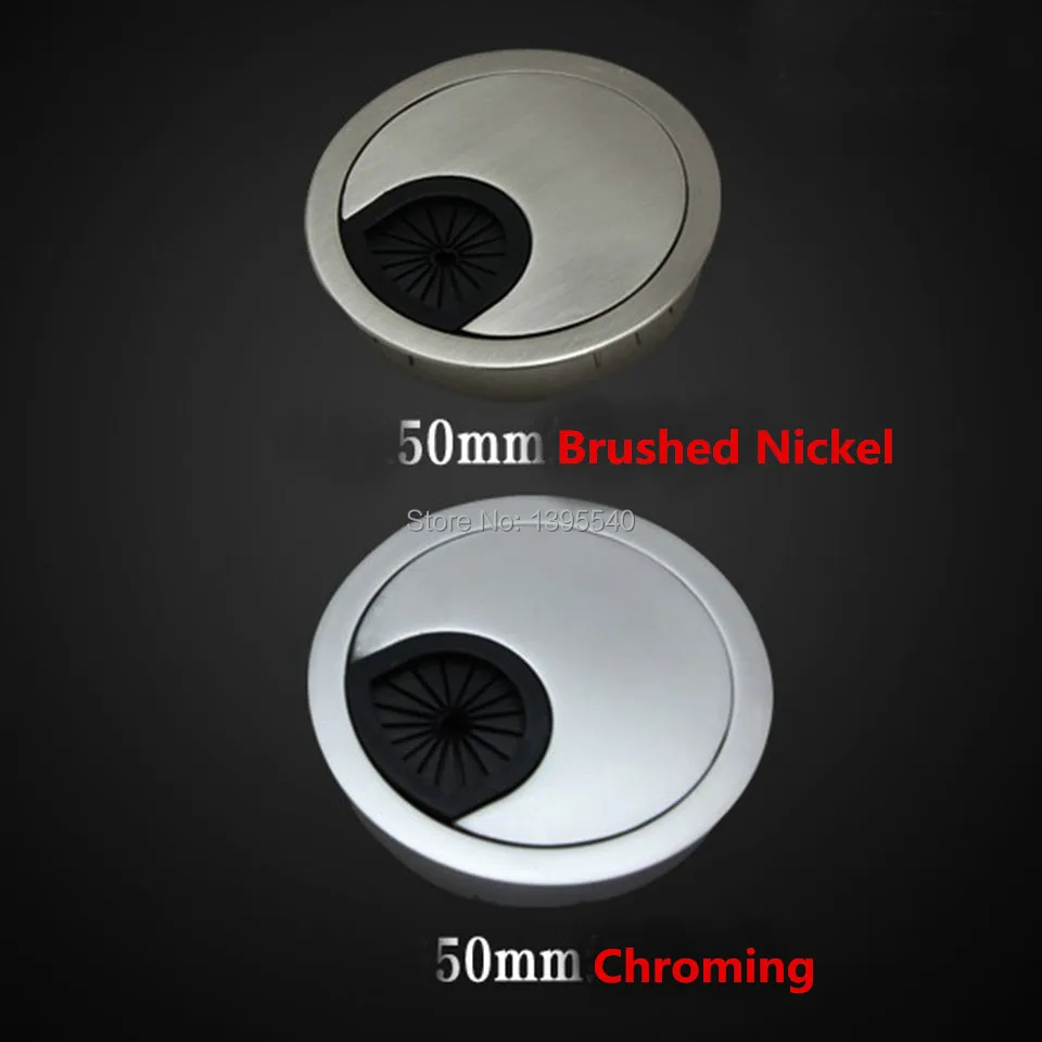 New 50mm Computer desk line hole cover Grommet Desk Table Cable Tidy ...