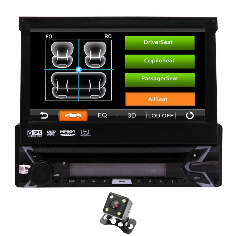 

Auto Radio Built-in Microphone Bluetooth With Remote Control Eincar In Dash Single Din Car Stereo Auto Radio 7 Inch HD Touch