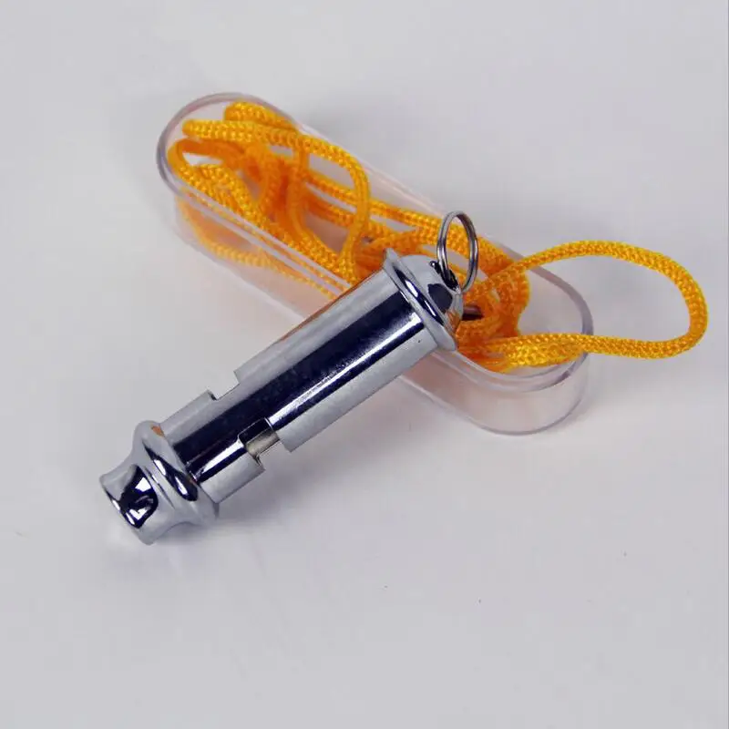 metal referee whistle coach multifunction referee sports whistle survival kit rescue tool