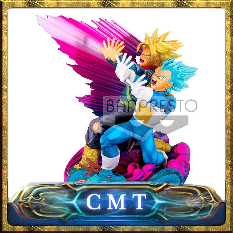 

CMT IN STOCK Origianl Banpresto Dragon Ball Super Super Master Stars Diorama II Vegeta Trunks The Brush II Anime PVC Toys Figure
