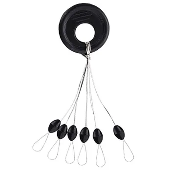 

10Group 60pcs/set Tackle Resistance Space Not To Hurt The Line Vertical Beans Rod Clip/o-shaped Fishing Accessories