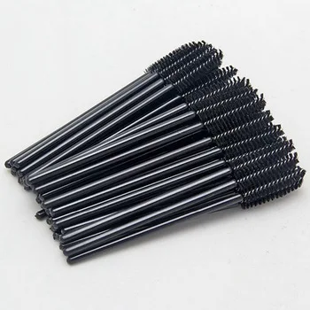 100pcs one-off Disposable Eyelash Brush Cosmetic Makeup Tool Mascara Wands Applicator Makeup Brushes Eyes Make up Styling Tools