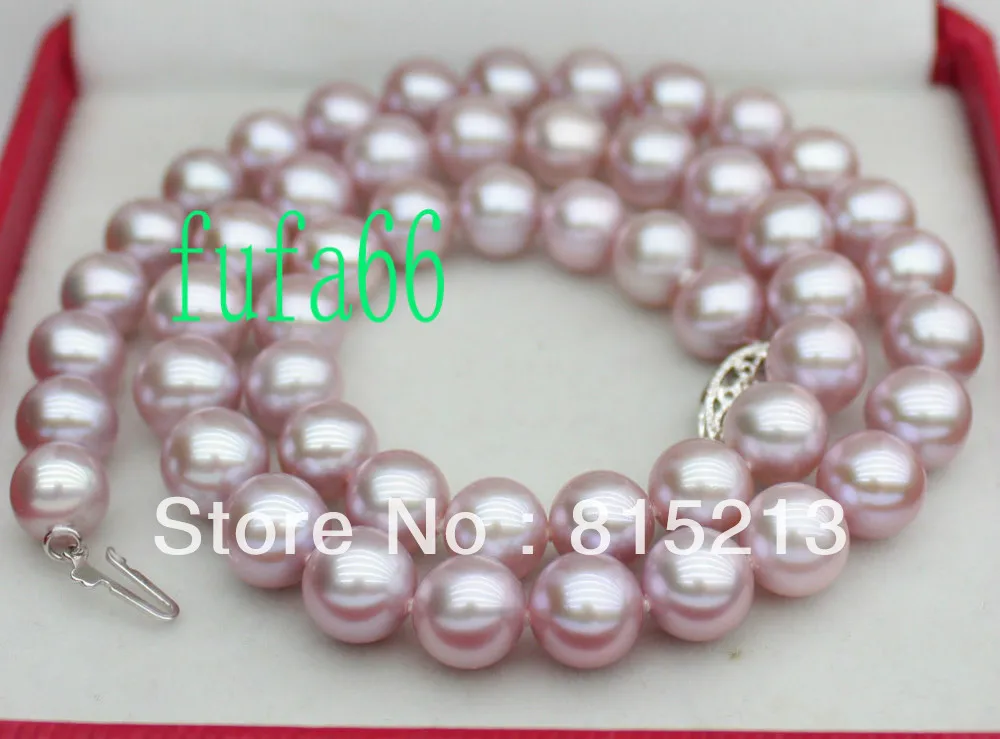 

ddh001778 BEAUTIFUL!PERFECT! 8-9MM AAA++ LAVENDER AKOYA PEARLS NECKLACE 17