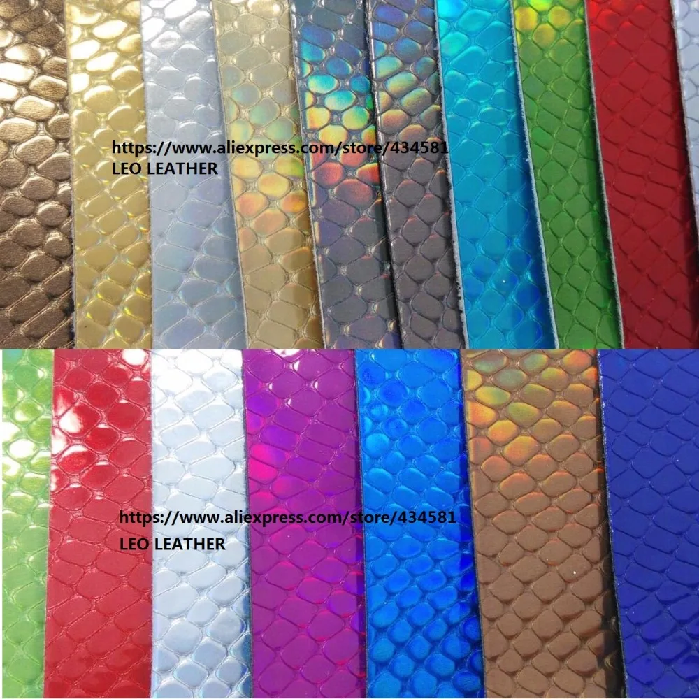 Buy Holographic Reflective Marine Vinyl Fabric Faux