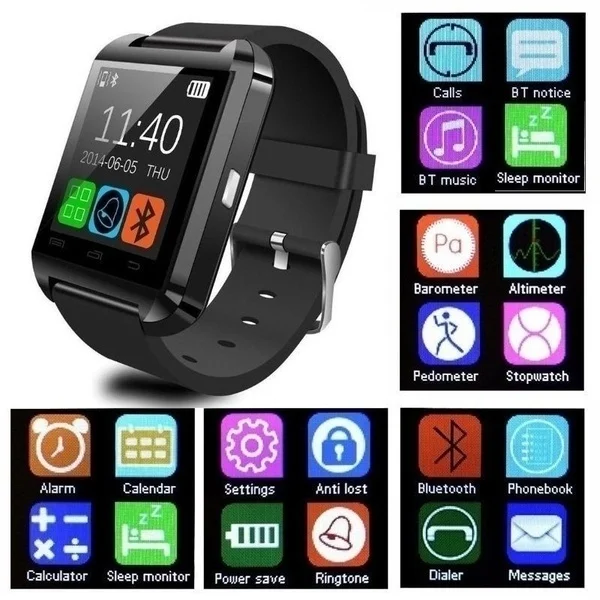 U8 Smart Watch Men 2019 Women Watches Touch Screen Bluetooth Smart Watches For Android IOS montre homme femme reloj mujer hombre