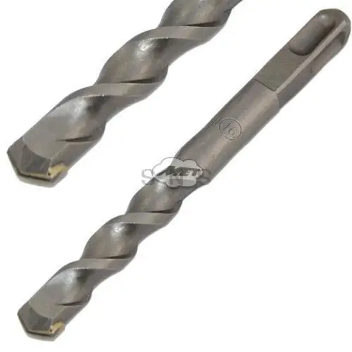 2pcs 150mm Long SDS Plus Hammer Twist Drill Bits 16mm Square Shank