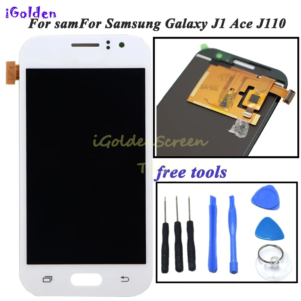 ЖК-дисплей для Samsung Galaxy J1 Ace J110 цифровой преобразователь сенсорного экрана в сборе