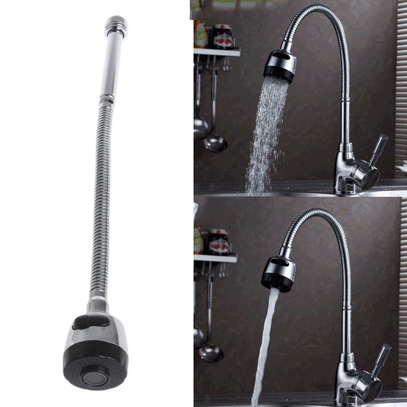 Kitchen Bar Faucet Hose Double Hole Water Zinc Alloy Replacement Tap 48cm U1JE | Бытовая техника