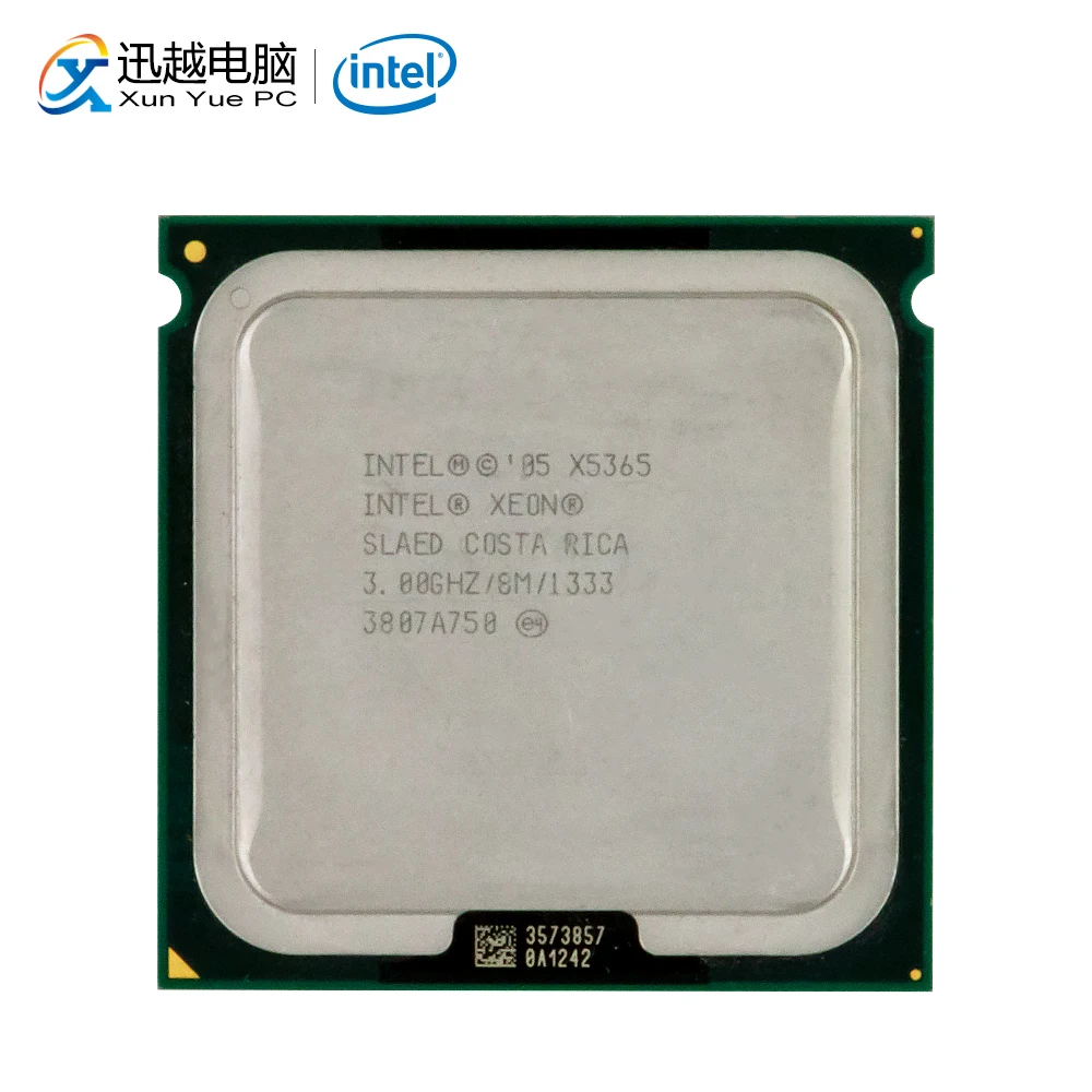 Intel Xeon Qual Core X5365 настольный процессор 3 0 GHz 8MB FSB 1333 LGA 771 5365 сервер используемый
