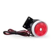 Сигнализация 5-12VDC электрическая Проводная Мини-сирена 120 дБ громкая сирена Электронный зуммер домашний звук безопасности