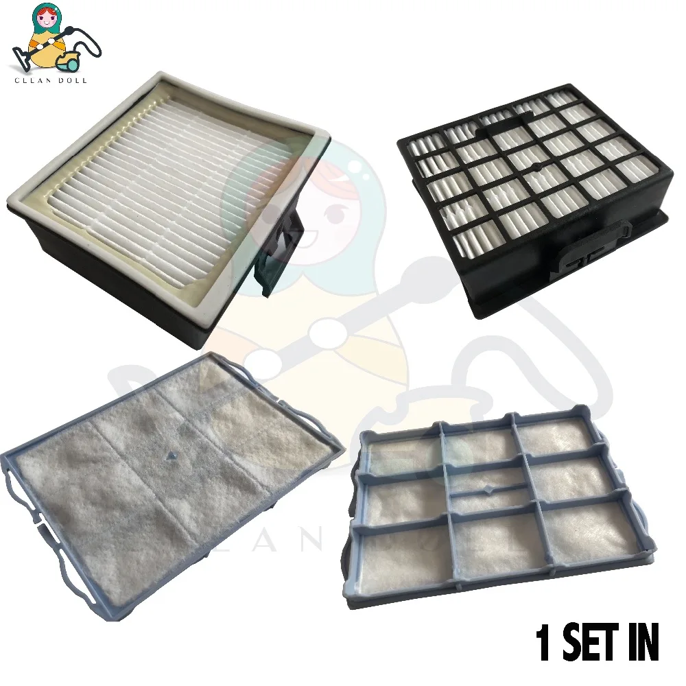Clean Doll 2x Air Filter 2x Post Filter Hepa For Bosch Gl30 Gl40