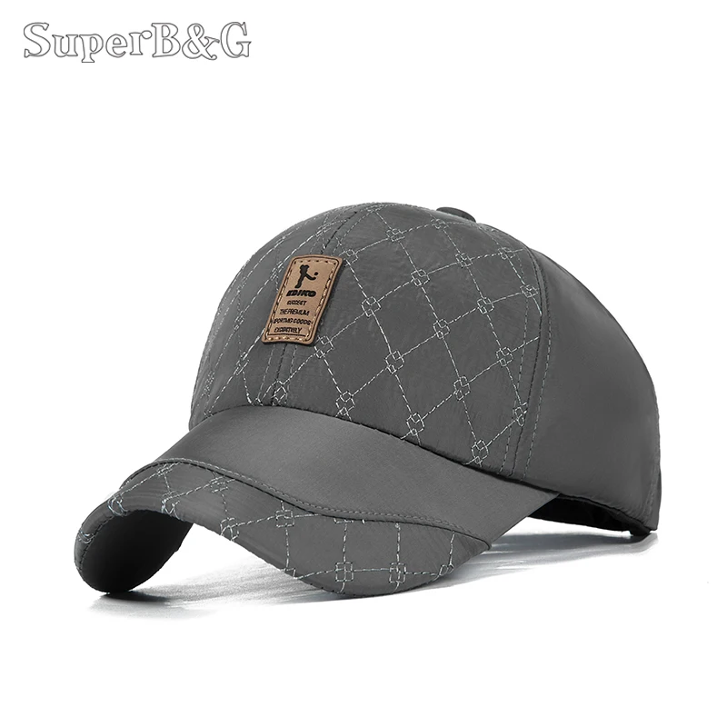 

SuperB&G Fashion Design Baseball Cap Men Plaid Snapback Cap Unisex Patchwork Sport Hats For Boys Adjustable Baseball Hat chapeu