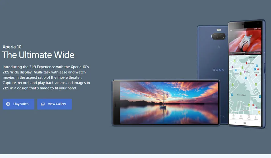 Мобильный телефон sony Xperia 10 I4193 4G LTE, 6 дюймов, 21:9, 4 Гб ОЗУ, 64 Гб ПЗУ, Восьмиядерный процессор Snapdragon 630, Android pid 9,0, две sim-карты