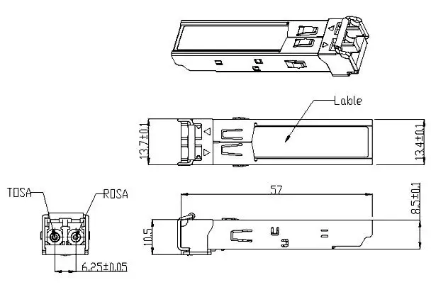 5 пар/лот, 10 г, SM, двунаправленный, 1270/1330nm, 10 км, SFP +-lr модуль, lc, совместимый с Cisco код, 10 ГБ/сек. Двунаправленный SFP + LR оптический модуль