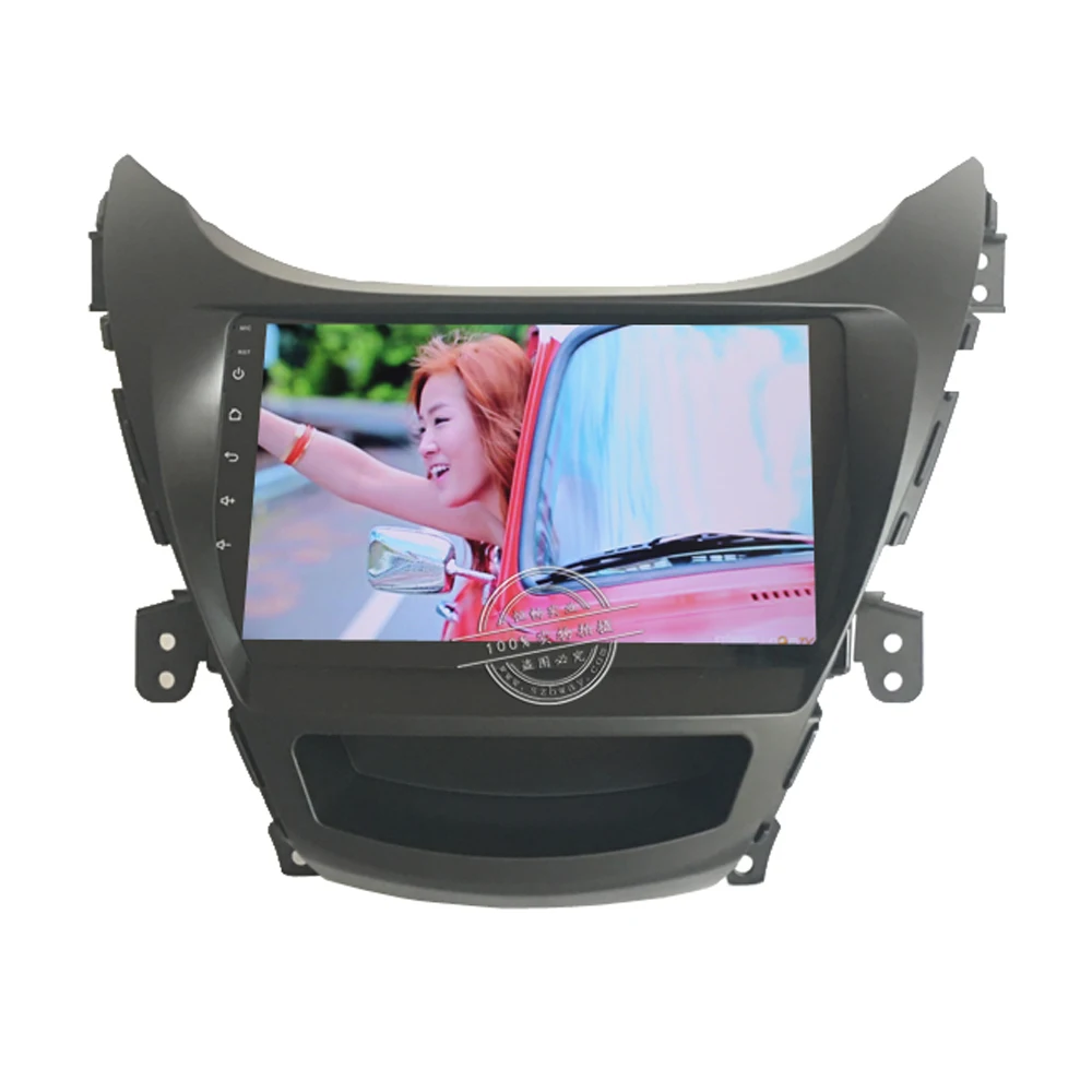 Top HACTIVOL 2G+32G Android 8.1 Car radio stereo for Hyundai Elantra 2012 foreign car dvd player gps navi car accessory 4G internet 3