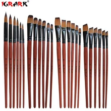 IGRARK 6 шт Профессиональные кисти набор акриловая акварель маслом художественная кисть