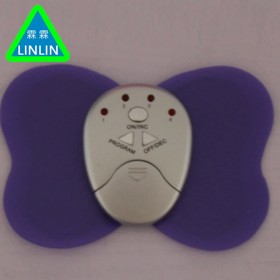 LINLIN Mini Full Body Butterfly Massage Slimming Electric Slim Pulse Muscle Relax Fat Burner Massager Butterfly acupuncture